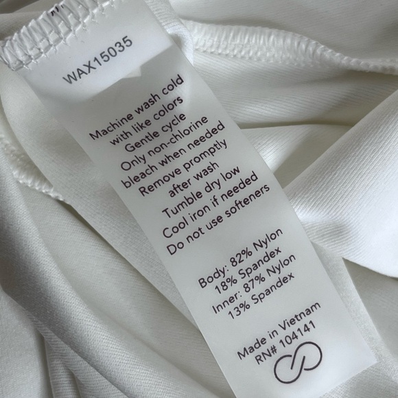 NWT Calia Energize Exercise Sz XS Pure White Breathable Athletic Dress - Picture 10 of 15